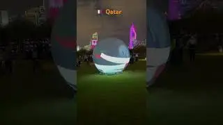 LED SPEARED SHAPE light show at 🇶🇦