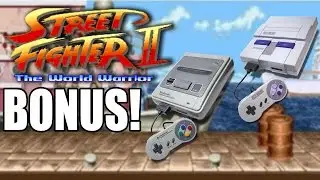 Street Fighter II - Ken's Stage comparison Super Nintendo / Super Famicom