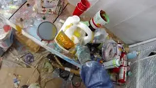 Abstract expressionist painting Mike Nava fpv 7/22