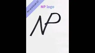NP Logo | Logo Art | Art and Kraft 07 | #shorts
