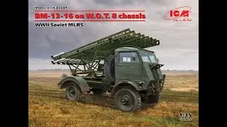 Обзор сборной модели 35591 БМ-13-16 на базе W.O.T. 8. 