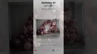 Birthday Cake Smash Backdrop | PixArtWare