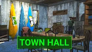 Decorating a Minuteman Town Hall in Fallout 4