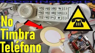 Reparar Teléfono Timbre Bajito Por Caída, El Piezo Buzzer - RobertNetworks
