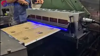 Intermittent Stop-Cylinder Flexo Press Install Fan Cooling UV LED Curing