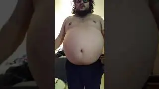 showing off my ball gut
