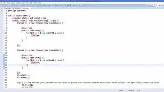 Java Threads Tutorial 4   Java Thread join Method and Synchronized Method