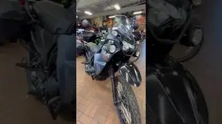 The 2024 Kawasaki KLR650 Adventure ABS in blue
