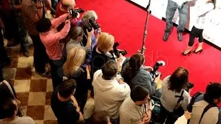 Red Carpet Event With Photographers. Stock Footage