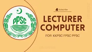 Lecturer Computer Science Past Paper 2015 PPSC FPSC KKPSC SPSC | Lecturer computer test preparation