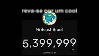 MrBeast Brasil Hit 5.4 Million Subscribers! #shorts
