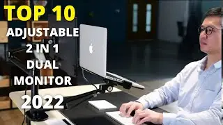 TOP 10: Best Monitor and Laptop Mount 2022 | 2-in-1 Adjustable Dual Arm Desk Mounts
