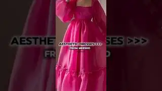 Aesthetic Dresses....✨#short  (meesho,outfits,pinterest,accessories) #meeshoproduct #trendingshorts