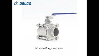 Socket Weld 3PC Full Port Ball Valve | High-Quality, Durable Flow Control