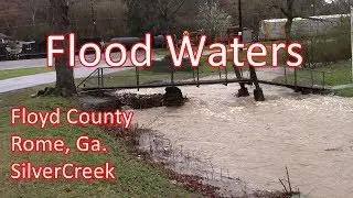Flood Waters  2-13-2020    Rome, Ga. |  SilverCreek, Ga.  |  Floyd County, Ga.  |  Lock & Dam