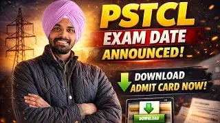 Pstcl cra 12 & 13 2025 exam date announced and admit card download prosess 2026@surjeetmoulviwala