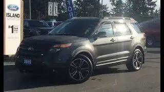 2015 Ford Explorer Sport W/ Leather, One Owner, AWD Review| Island Ford