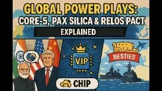 India-China-Russia Core-5, Pax Silica & RELOS Pact: Geopolitics Gets Spicy!