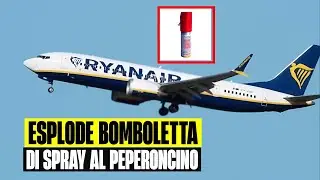 PANICO SUL VOLO RYANAIR MILANO BRINDISI: ESPLODE BOMBOLETTA AL PEPERONCINO. ARIA   IRRESPIRABILE 