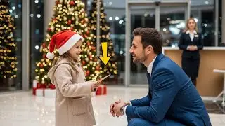 El regalo más inesperado: La hija de la limpiadora tocó el corazón de un millonario en Navidad.