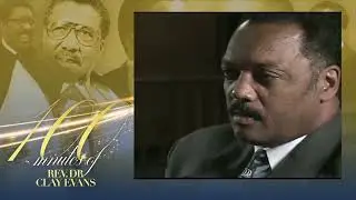 Rev. Jesse Jackson, Mother Estanauly Evans, Rev. Clay Evans, Dr. Lou Della Evans-Reid/The Ship.   