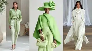 Carolina Herrera Spring/Summer 2026 | Soft Sage & Warm Cream &ndash; Polished Feminine Elegance