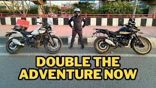 BOTH HIMALAYAN 450 ARE READY FOR ADVENTURE | CARBON RACING WINDSCREEN FOR HIMALAYAN 450 |