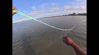 Setting my mullet net 
