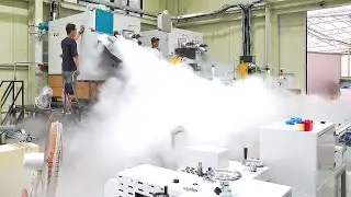 Amazing ! Dry Ice Mass Production Process - Korea Dry Ice Factory