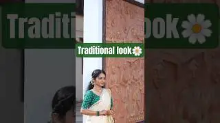Traditional look #setmundu  #trditionalsaree #onamlook