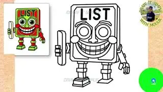 How to Draw List List List Sahur Step by Step ✏️ | Easy Drawing Tutorial |Draw It Simple With Moulik
