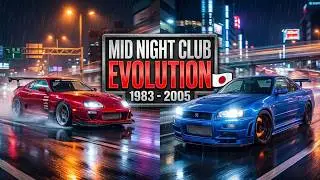 Evolution of Mid Night Club Tuning: From Porsche 930 to Skyline GT-R
