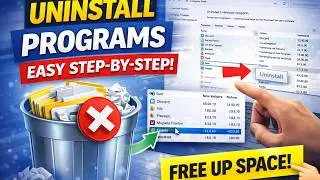 How to uninstall programs in your computer quickly and safely!