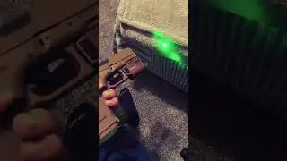 Umarex glock19x with a flashlight and green laser #shorts #airsoft #bb