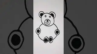 chhotu teddy , panda , cartoon 🐼🐻🐱🦁#@waitsart#shortsfeed #shortsvideo #youtubeshorts
