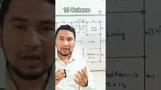 Building a house with 16 columns | #shorts #house #design #building #plan