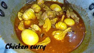 How to make chicken curry #chicken 