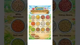 Types of Pulses and Beans #pulses #beans #pulsesandbeans