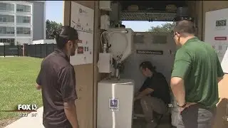 Generator converts poop to power