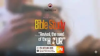 BIBLE STUDY FRIDAY 16-01-2026