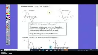 y=asinx, y=acosx