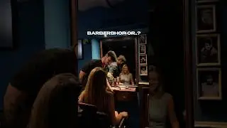 Secret bar inside the barbershop in Barcelona🤫 #hiddenbar #speakeasy