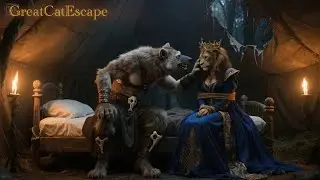 🔥Royal Betrayal (lion king)- Hyena King&rsquo;s Love & Meow&rsquo;s Clever Escape! | Epic AI Animal Story #ai