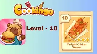 Cookingo Perfect Meal | Cookingo Level 10 Teriyaki Chicken Skewer Walkthrough