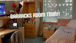 ARMY BARRACKS ROOM TOUR!