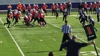 Prairie Hawks vs Waukee 6th Grade Football tournament 2018(2)