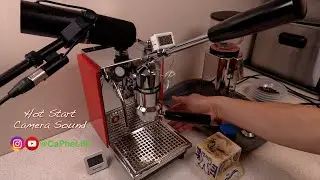 Hot Start Sound of Olympia Cremina SL Spring Lever Espresso Machine