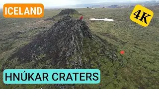 Hn&uacute;kar 🌋 Volcanic Baby Cones of Selvogshei&eth;i Shield Eruption 9500 yrs 🌎 Iceland Unexplored in 4K