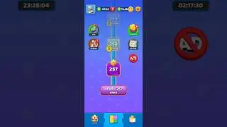 Level - 257 Color Block Jam (Rollic Games)   #shorts  #youtubeshorts #gamingvideos