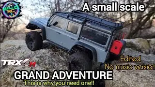 Why you need a TRX4m!  edited no music version of a small scale big adventure. defender on the trail